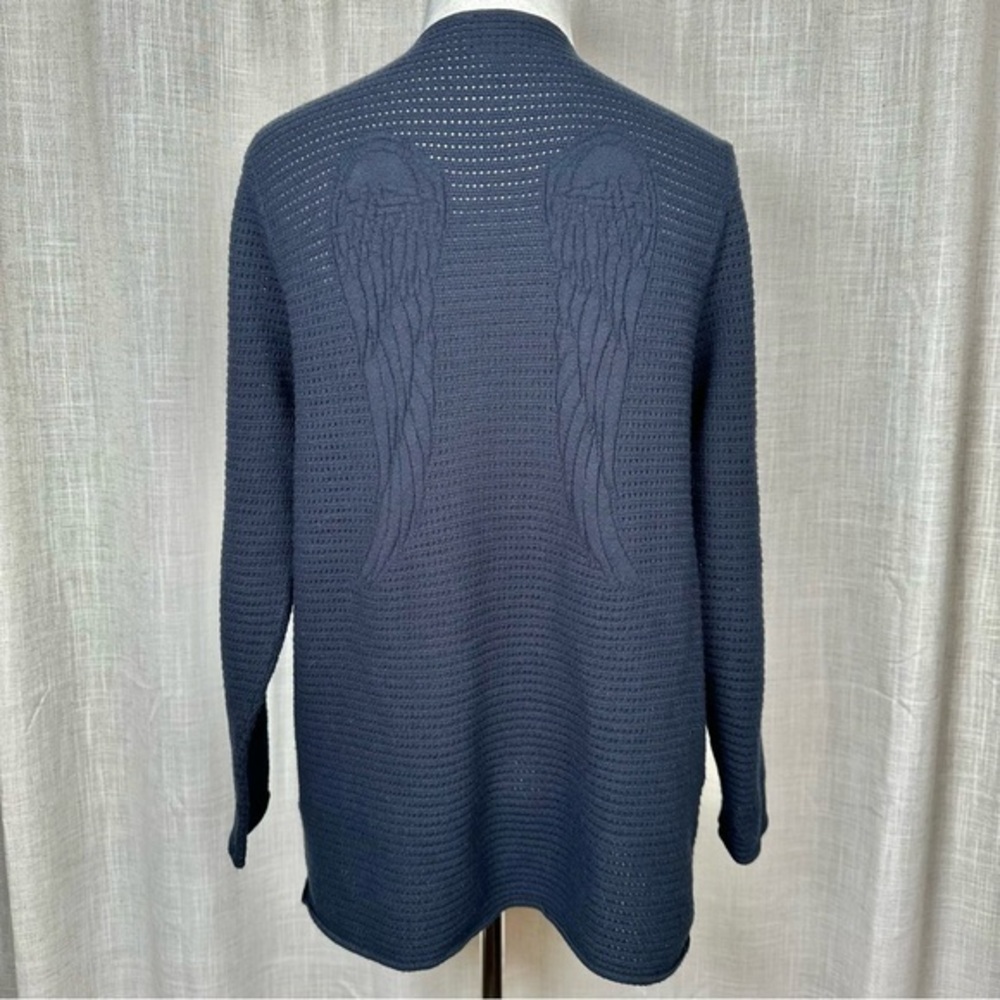 Berenice Paris Angel Wing Open Knit Waterfall Cardigan Sweater Size M‎ Color?
